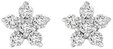 CHRIST Paar Ohrstecker CHRIST Damen-Ohrstecker 375er Wei&szlig;gold 12 Diamant