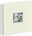 PAGNA Fotoalbum Spiralalbum 24x25cm 50 Seiten Passepartout beige mondial...