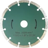 G&uuml;de Diamanttrennscheibe 58092, (Set, bestehend aus 2 St&uuml;ck)