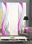 HOME WOHNIDEEN Schiebegardine WUXi (3 St), Klettband, blickdicht, HxB: 245x60,...