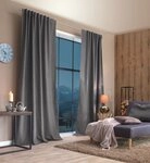 HOME WOHNIDEEN Gardine Home Wohnideen Kombibandschal, Dekoschal Thermosto (1...