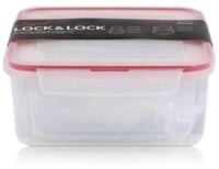 LOCK & LOCK Frischhaltedose, Polyprophylen (PP), (Set, 5-tlg), quadratisch