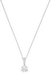 Swarovski Kette mit Anh&auml;nger Stilla Round, mit Swarovski&reg; Kristall