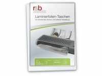 r&b Laminiersysteme Schutzfolie Laminierfolien A4 (216 x 303 mm), 2 x 75 mic,
