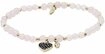 Fossil Armband Schmuck Geschenk Metall Armkette VINTAGE MOTIFS Herz, mit Rosenquarz