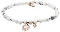 Fossil Armband Fossil Damen-Armband Edelstahl Glasstein