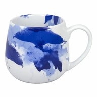 K&ouml;nitz Becher Seeing Blue Kuschelbecher 420 ml, Porzellan