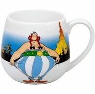 K&ouml;nitz Becher Asterix Je Ne Suis Pas Gros Kuschelbecher 420 ml, Porzellan