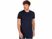 Trigema T-Shirt TRIGEMA T-Shirt aus Biobaumwolle mit Brusttasche (1-tlg), blau