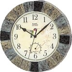 AMS Wanduhr Wanduhr modern mit Temperaturanzeige - AMS Modell: 5979