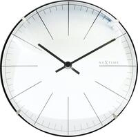 NEXTIME Wanduhr 3506 (aus kumpelf&ouml;rmigen Glas)