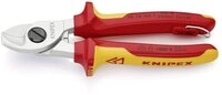 Knipex Kabelschere Kabelschere mit Befestigungs&ouml;se 95 16 165 T