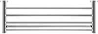 Duravit Handtuchhalter D-Code, Handtuchablage 650 mm - Chrom