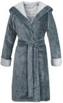 Esprit Damenbademantel Damen Bademantel mit Kapuze COSY, Viskose, hohe