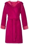 Esprit Damenbademantel Damen Bademantel mit Kapuze COSY, Viskose, hohe