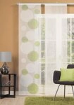 HOME WOHNIDEEN Schiebegardine Tira (1 St), Klettschiene, transparent, Scherli, HxB: