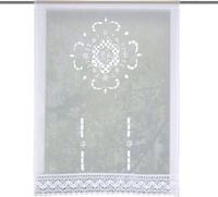 HOME WOHNIDEEN Scheibengardine ALEGRA (1 St), Stangendurchzug, halbtransparent