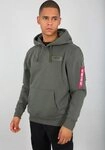 Alpha Industries Kapuzensweatshirt BACK PRINT HOODY Baumwollmischung, regular fit