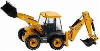 Siku Spielzeug-LKW SIKU SUPER JCB 4CX Baggerlader, Modellfahrzeug