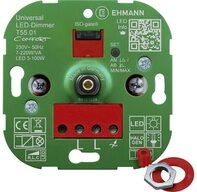 Ehmann Drehdimmer Ehmann 5500x0100 Drehdimmer Geeignet f&uuml;r Leuchtmittel:...