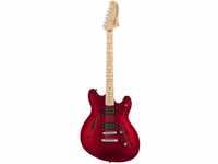 Squier Halbakustik-Gitarre, Affinity Series Starcaster MN Candy Apple Red -