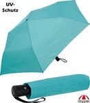 doppler&reg; Taschenregenschirm zero magic, sehr leichter mini Schirm - aqua blue, mit