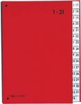 PAGNA F&auml;chermappe Pultordner Color 32 F&auml;cher 1-31 rot