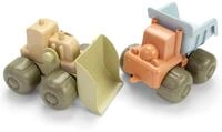 dantoy Spielzeug-LKW Bio Set LKW + Bagger Kinder-Spielzeug, Handbagger Laster...