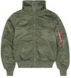 Bomberjacke ALPHA INDUSTRIES "MA-1 Hooded", Herren, Gr. L, gr&uuml;n (sage, gr&uuml;n),