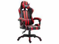 vidaXL Gaming-Stuhl Gaming-Stuhl Rot Kunstleder (1 St)