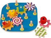 Selecta Steckspielzeug Kurbelspa&szlig;, aus Holz, Made in Germany