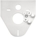 Conmetall Meister Seifenspender Schallschutz-Set f&uuml;r Wand-WC und Waschbidet