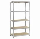 IRONSIDE Regal Steckregal 180x90cm 5B&ouml;den Regal Kellerregal Lagerregal...