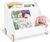 Pinolino&reg; Kinderregal Kinderb&uuml;cherregal mit Rollen 'Lasse', wei&szlig;