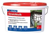 baufan&reg; Wand- und Deckenfarbe Streichkalk 5L mineralischer Anstrich wei&szlig;er Anstrich