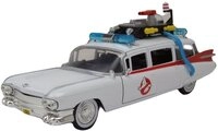 JADA Modellauto Cadillac 1959 Ecto-1 Ghostbusters wei&szlig;, Ma&szlig;stab 1:24 wei&szlig;