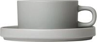 blomus Tasse Pilar 2er Set Mirage Grey 170ml, Keramik