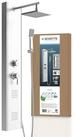 Sch&uuml;tte Duschs&auml;ule TAHITI, H&ouml;he 125 cm, 2 Massage-D&uuml;sen, Antikalk-Noppen,