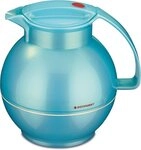ROTPUNKT Isolierkanne 1,0 Liter I Glaseinsatz I hochwertig I Kugelkanne I gro&szlig;e