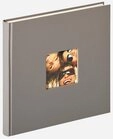 Walther Fotoalbum Fun FA-205-X Buchalbum 26x25 grau