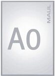 Generic Einzelrahmen MAUL Klapprahmen Standard - silber - 87x122cm, (1 St)