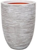 Capi Balkonkasten Capi Blumentopf Nature Rib 36 x 47 cm Elfenbein KOFI782 424227