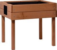 dobar Hochbeet Hochbeet f&uuml;r Kinder mit Kreidetafel, Holz