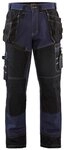 Bl&aring;kl&auml;der Arbeitshose Handwerker Arbeitshose X1500 blau|schwarz D116