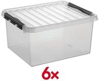 Sunware Archivcontainer Aufbewahrungsbox 36,0 l transparent 50,0 x 40,0 x 25,5 cm