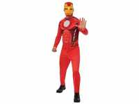 Rubies Kostüm Iron Man Comic Kostüm Größe M-L, Schnell & easy verkleidet als