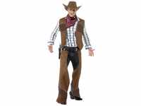 Smiffys Kostüm Revolverheld, Cowboy Kostüm für die ganz harten Jungs