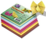Folia Bastelkartonpapier Falt-Blatt 10X10 100Bl Intensiv