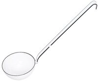 Riess Suppenkelle Classic Weiss, Classic Wei&szlig; Sch&ouml;pfl&ouml;ffel 9 cm - Emaille
