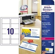Avery Zweckform Druckerband Visitenkarte Q&C ColorLa Bl./Pack. 100 St./Pack.